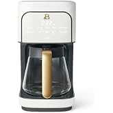 Beautiful 12-Cup Programmable Drip Coffee Maker by Drew Barrymore (White)