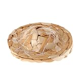 Junlinto,1 Piece Handmade Straw Woven Hat Adjustable for Parrot Birds Accessories Fashionable S: 4cm/1.57in