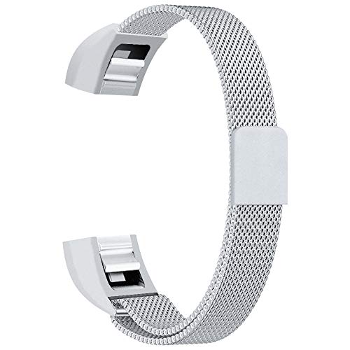 Oitom for Fitbit Alta HR Accessory Bands and for Fitbit Alta Band (Pearl White, Small 5.1"-6.7")