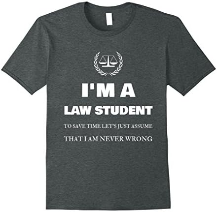 Mens I'm A Law Student Lawyer Funny Shirt Gift XL Dark Heather