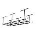 FLEXIMOUNTS 4x8 Overhead Garage Storage Rack with Hooks Adjustable Ceiling Storage Rack, 96