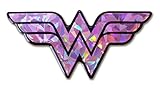 Elektroplate Wonder Woman 3D Pink Reflective Decal Sticker