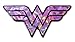Elektroplate Wonder Woman 3D Pink Reflective Decal Sticker