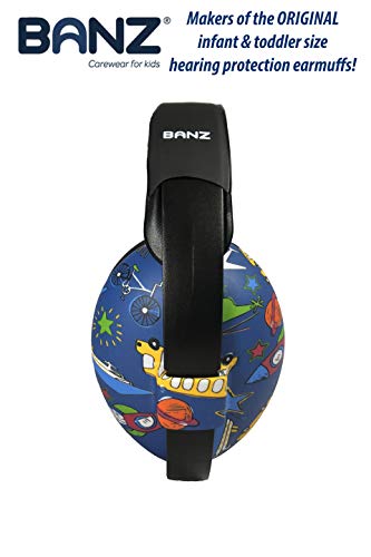 BANZ Earmuffs Infant Hearing Protection - Ages 0-2 Years - The Best Earmuffs for Babies & Toddlers - Industry Leading Noise Reduction Rating - Block Noise (Transport) - Thumbnail 2