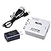Tendak RCA/AV CVBS Composite to HDMI Video Converter Adapter Supports PAL NTSC with Powered USB Charger for TV PC PS3 Xbox STB Blue-Ray DVD