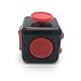 Maggift Fidget Cube Dice toy Stress Cube relieve Anxiety (Black-red)