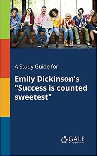 Amazon Com A Study Guide For Emily Dickinson S Success Is Counted Sweetest 9781375388962 Gale Cengage Learning Books
