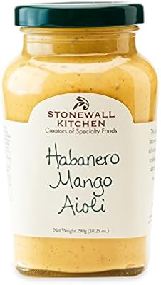 Amazon Com Stonewall Kitchen Habanero Mango Aioli 10 25 Ounce