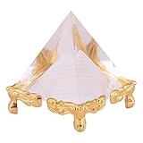 Small Egypt Crystal Pyramid Ornament Home Decor Energy Healing Feng Shui Crafts