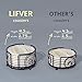 LIFVER Metal Coaster Holder,4.5 Inch Iron Drink Coaster Holder for Square or Round Coaster Sets,Hold Up to 7 Pieces Coasters,Black
