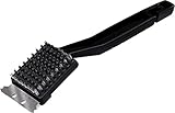 11 Inch BBQ Grill Brush with Scraper - Stainless Steel BBQ Tool - by Utopia Kitchen