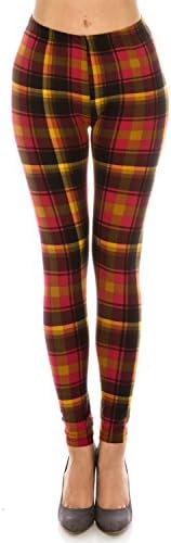 The Leggings Gallery Women's Printed Fashion Leggings Ultra Soft Solid & Patterned - Regular/Plus Sizes