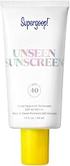 Supergoop! Unseen Sunscreen - SPF 40 - Invisible, Broad Spectrum Face Sunscreen + Makeup-Gripping Primer - Weightless, Scentl