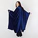 throwbee Original Blanket-Poncho Blue (Yay! NO Sleeves) Best Wearable Blanket on The Planet Soft Throw Indoors or Outdoors - Adults Men Women Kids