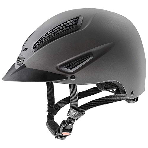 uvex perfexxion II Reithelm, Anthracite matt, 52-55 cm