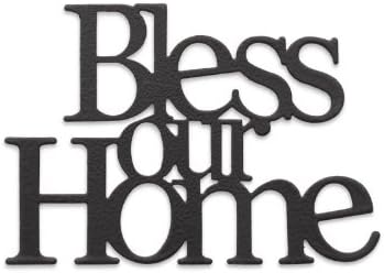 Embellish Your Story Bless Our Home Phrase Magnet