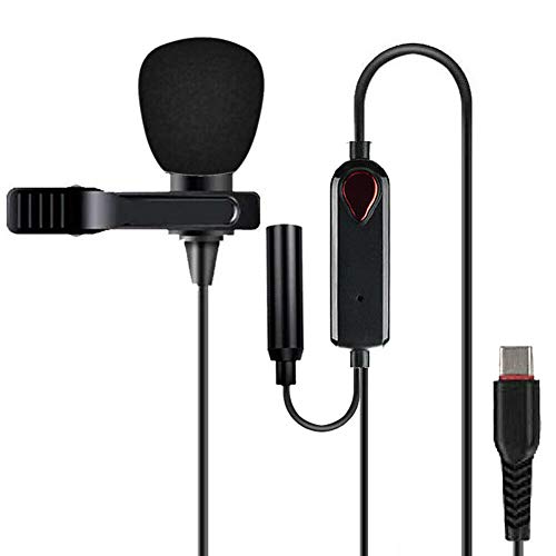 System-S Micro USB Type C Lavalier Pour Vidéoconférence Youtube Podcast