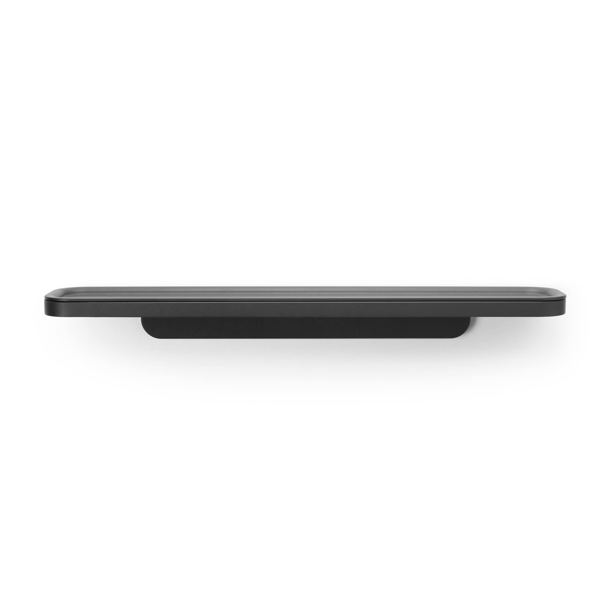 Brabantia - Mindset Bathroom Shelf - Space Efficient - Holds Up to 2 kg - Wall Organiser for in the Shower - Corrosion Resistant - Fixing Materials Included - Infinite Grey - 42 x 8.6 cm