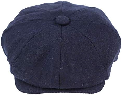 Mens 8 Panel Peaky Gatsby Gangster Grandad Hat Newsboy Vintage Flat Cap Baker Boy