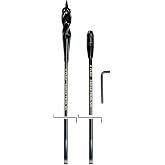 Made in The USA, Eagle Tool US X Flex, Installer Drill Bit and Extension Kit, Screw Point, 9/16-Inch by 54-Inch bit and 3/16-inch by 36-inch Extension