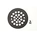 Premier Copper Products D-415ORB 4.25-Inch Round Shower Drain Cover, Oil Rubbed Bronze