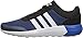 adidas Men's Cloudfoam Race Running Shoe Black/White/Blue 9.5 D - Medium