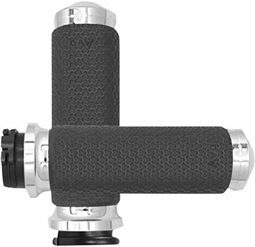 AvonGrips Chrome Memory Foam Grips MF-63B-CH