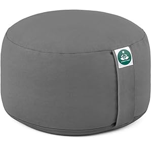 Present Mind Meditation Cushion Large Zafu Yoga – Extra High 20cm – Washable Cover – Floor Pillow