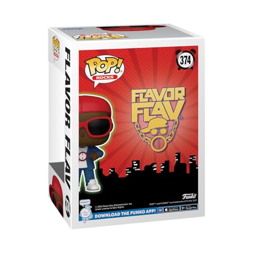 Funko Pop! Rocks: Flavor Flav - Flavor of Love - Collectable Vinyl Figure - Gift Idea - Official Merchandise - for Kids & Adults - Music Fans - Model Figure for Collectors and Display