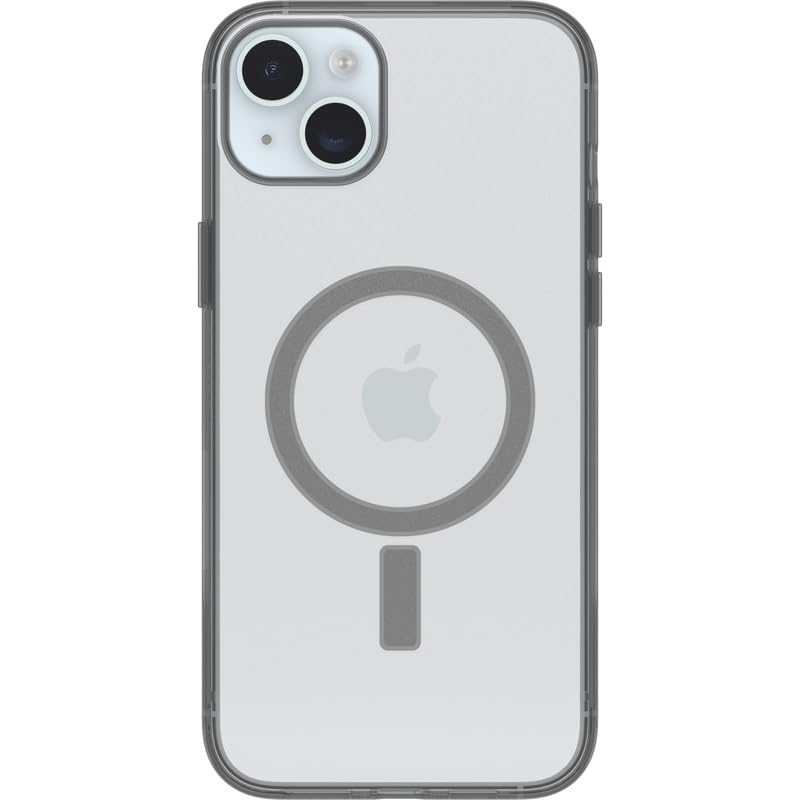 Otterbox Funda Serie Clear Case con MagSafe para iPhone 15 Plus, a Prueba de Golpes y caídas, Ultra Fina, Funda Protectora, Testada 3X con los estándares Militares anticaídas, Narwhal