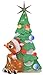 ProductWorks 32-Inch Pre-Lit Rudolph and Christmas Tree Christmas Yard Decoration, 50 Lights