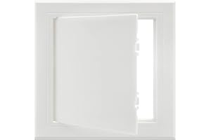 PEXTIAN Access Panel for Drywall 6 x 6 inch, Plumbing Access Panel for Wall Ceiling, Plastic Drywall Access Panel Door for Wall Hole Cover, Bathroom Kitchen Pipe Cable