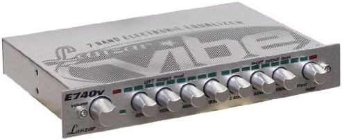 Lanzar VIBE740V Vibe Half DIN In-Dash 7 Band Rotary Pre-Amp Equalizer