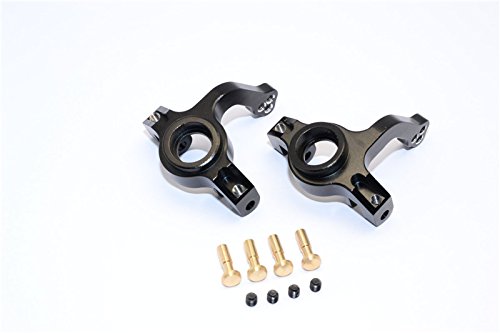 Axial Yeti (AX90026) & Yeti SCORE (AX90050, AX90068) Upgrade Parts Aluminum Front Knuckle Arm - 1Pr Set Black