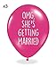 Abusive Bachelorette Pink Party Balloons - Pack Of 12 Funny Rude Balloons …