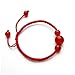 Aimeer Red String Bracelet Lucky Red Rope Beaded Adjustable Thread Bracelet for Protection,Good for Wealth and Love