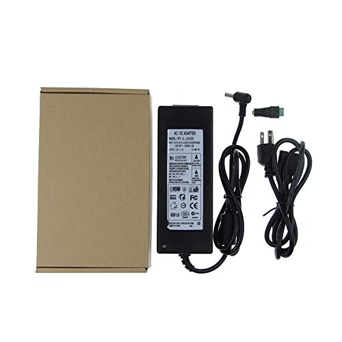 24V 5A 120W Power Supply 100V-240V or 110V - 220V AC to DC Adapter 24V 5amp Switching Converter Charger 5.5x2.1mm Plug for Routers CCTV IP Security Cameras 5050 3528 LED Strip Mould Lights - Thumbnail 7