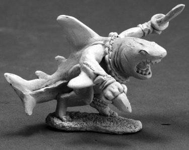 Karkarian Shark Warrior Miniature by Reaper