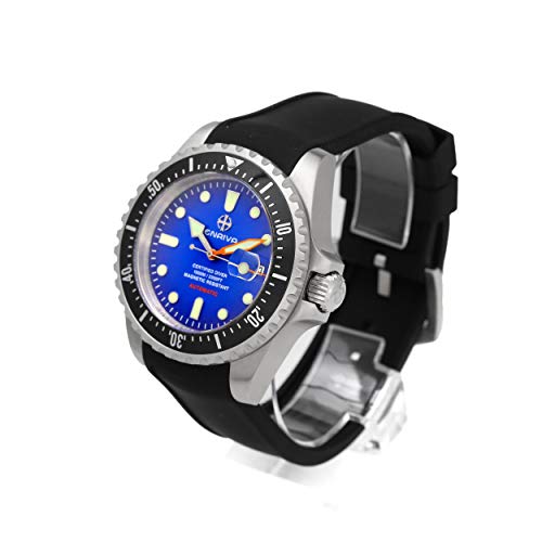 ENRIVA Men's 1000 Meter Professional Diving Watch with DIY Change The