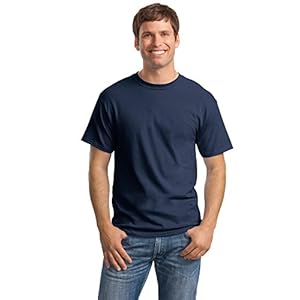 Hanes byHanes Men’s FreshIQ Crew T-Shirt 6 Pack (Navy, XX-Large)