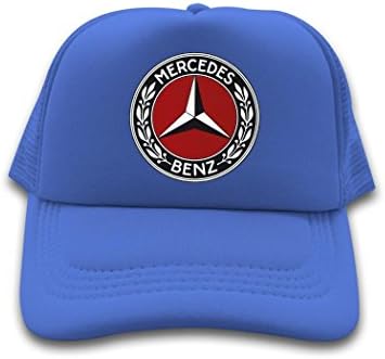 Opeeda Royal blue Adjustable Trucker Hat Snapback Caps For Men/Women Printed Mercedes-Benz Logo