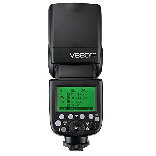 Godox-V860II-F-TTL-GN60-24G-High-Speed-Sync-18000s-Li-ion-Battery-Camera-Flash-Speedlite-for-Fujifilm-Camera15x17cm-Softbox-Filter-USB-LED-Free-Gift