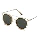 Quay Australia KANDYGRAM Women's Sunglasses Sports Aviator - Gold/Green