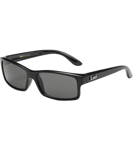 Amazon.com: Locs 9003 Black Sunglasses | Authentic Gangster Square