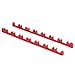 Ernst Manufacturing 6040 No-Slip Low-Profile Screwdriver Rail Set, 14 Tool, Red