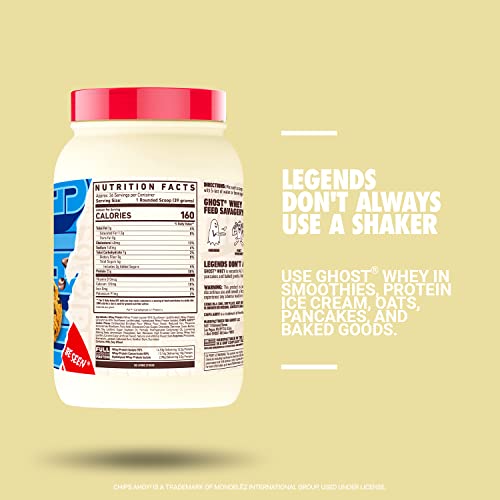 GHOST WHEY Protein Powder, Chips Ahoy! 2lb, 25g of Protein Whey