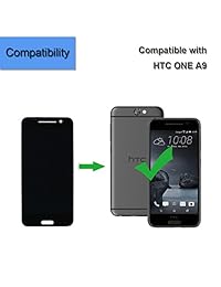 Para HTC One A9 nuevo negro digitalizador de visualización táctil LCD digitalizador + herramientas