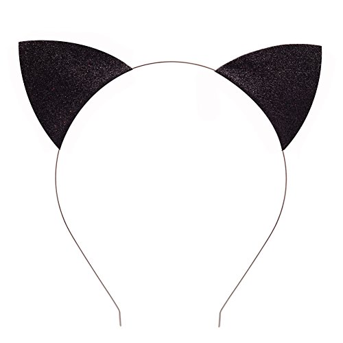 Mullsan 10 pieces Womens Costume Glitter Cat Ears Girls Headband Hairband - Image 2