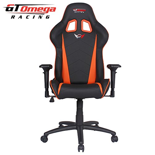 GT-Omega-Pro-Racing-Sedia-da-ufficio-in-pelle-colore-nero-e-arancione