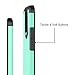 J&D Heavy Duty Dual Layer Hybrid Shockproof Protective Rugged Bumper Case for LG K20 V, Mint